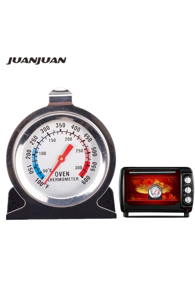 Stainless Steel Food Meat Temperature Stand Up Dial Oven Thermometer Gauge Gage Large Diameter Di...