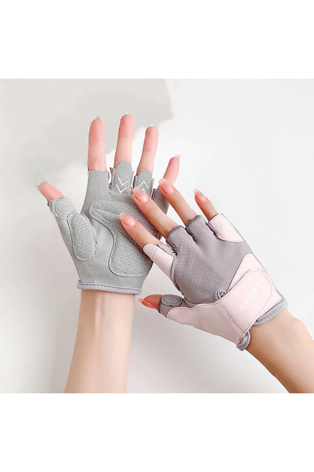 M Pink Workout Gloves with Excellent Grip Lightweight Gym Gloves for Weightlifting Cycling Exercise