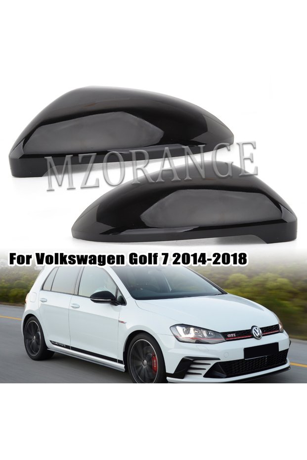 L and R Side Rear View Mirror Cover Caps Signals For VW Golf 7 MK7 7.5 GTI For Touran 2013-2020 Brig
