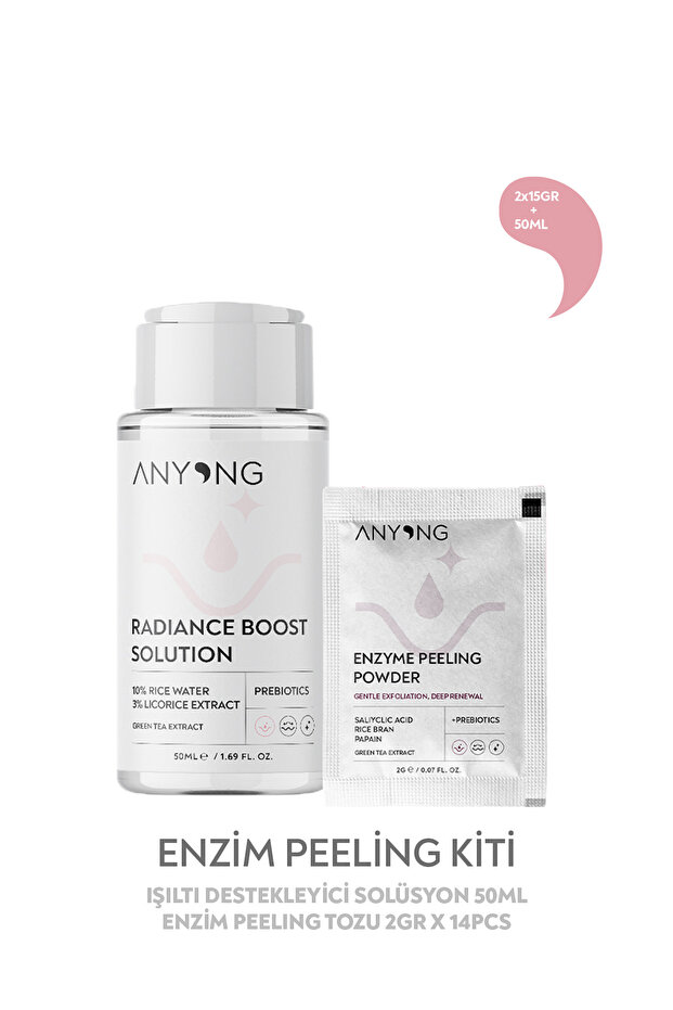 Enzyme Peeling Kit (Papain Enzyme, Salicylic Acid & Rice Water)