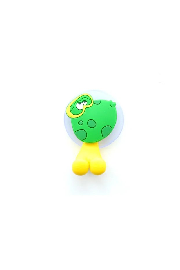 frog Cute Cartoon Animal Toothbrush Holder,Wall OuntedToothbrush Storage Rack,BathroomMultifunctiona