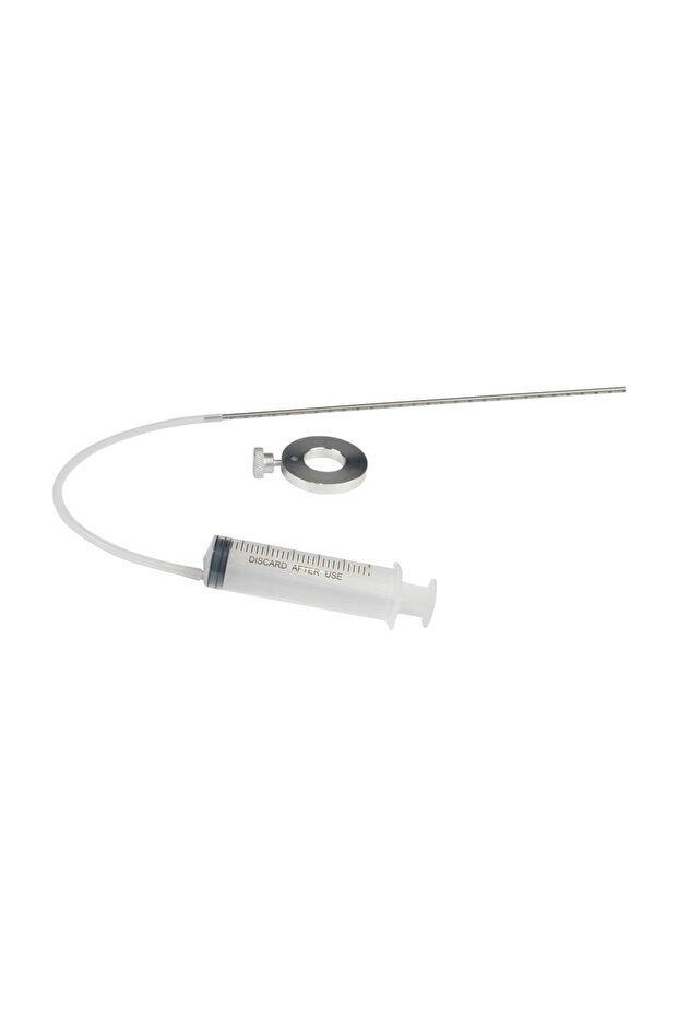 Silver Universal Motorcycle Fork Oil Level Tool Adjuster Suspension Oil Level Gauge Syringe with 60m