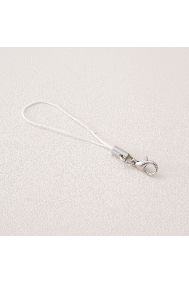 10pcs White 10pcs Polyester Lanyard Lariat Strap Cord Clasp Rope Keychains Cellphone Hook Keyring Ba