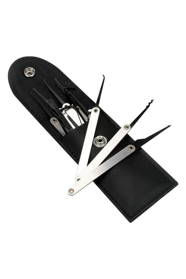 15pcs 15pcs Unlocking Lock Pick Set Key Extractor Padlocks Kit Locksmith Pick Training Kit Pin Broke