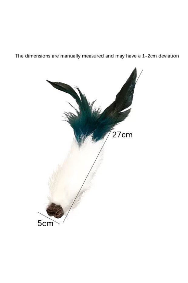 white-1pcs Natural Rabbit Fur Ball Cat Toy Cat Mint Fengrong Toy Cat Teasing Stick Cat Toy Self Fun