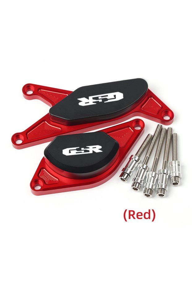 Red For Suzuki GSR750 GSR600 GSR400 GSR 400 600 750 CNC POM Frame Slider Crash Pad Engine Stator Cas