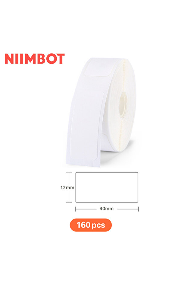 D11 white 12x40mm Niimbot D11 D110 D101 Mini Thermal Label Printer Paper Waterproof Anti-Oil Printin