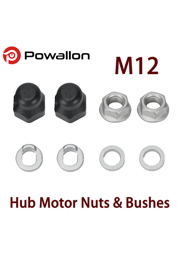 M12 M12/ M14/ M16 Electric Bicycle Hub Motor Nuts Screw For E-bike Motor Bushes