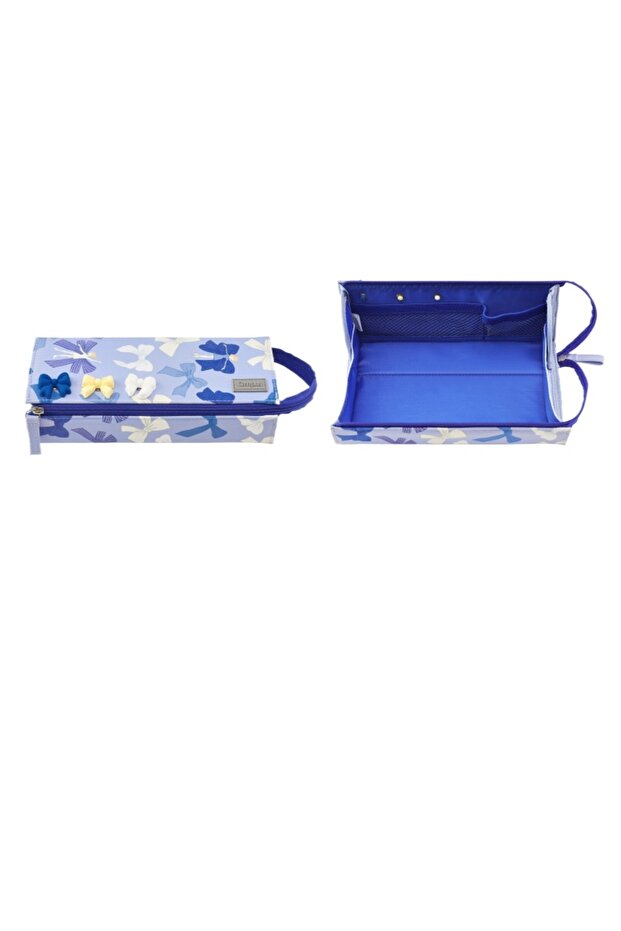 butterfly Wide-Opening Pencil Pen Case Large Capacity Multifunctional Stationery For School Students