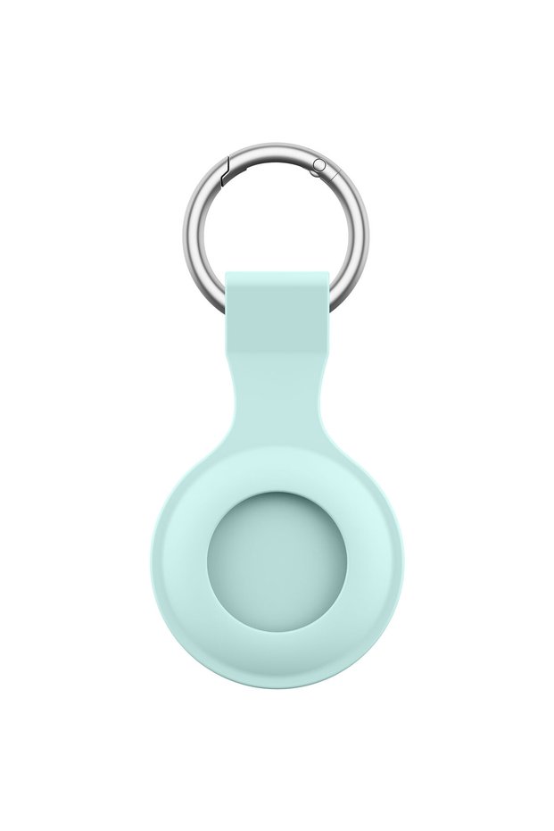 light blue Silicone Cover for Apple Airtags Case Protective Shell Tracker Accessories Anti-scratch S