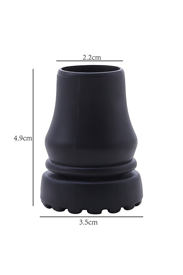 22mm 16-22mm Antiskid Walking Stick Crutch Cane Bottom Pads Cover Protector Climbing Hiking Trekking