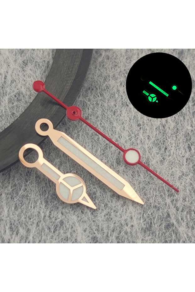 6 High Quality NH35 Hands Rose Gold Silver Watch Hands For NH35/NH36/4R/7S Movement Watches Pointers