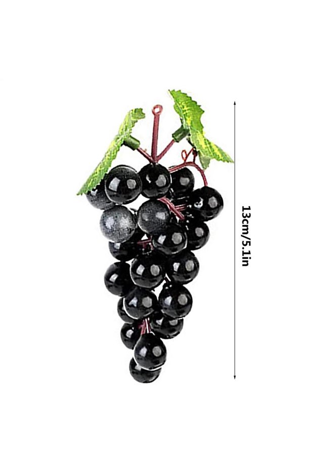 Black L Realistic Artificial Grapes Table Decoration of Realistic Fake Grape Natural Fake Grape Bund