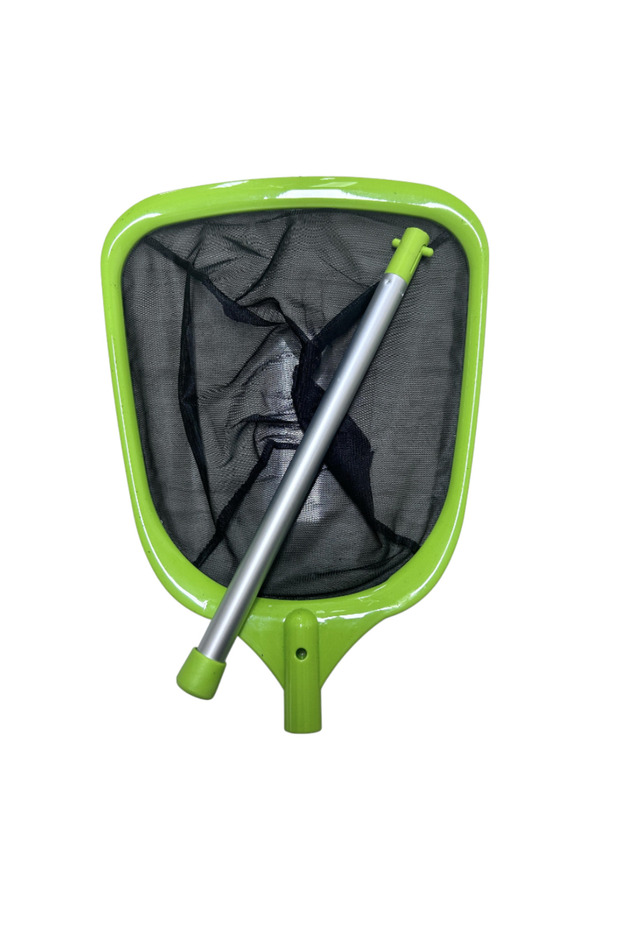 1 rod Pool Leaf Skimmer Net with Metal Pole Fine Debris Rake for Pools Spas Hot Tubs Cleaning Access