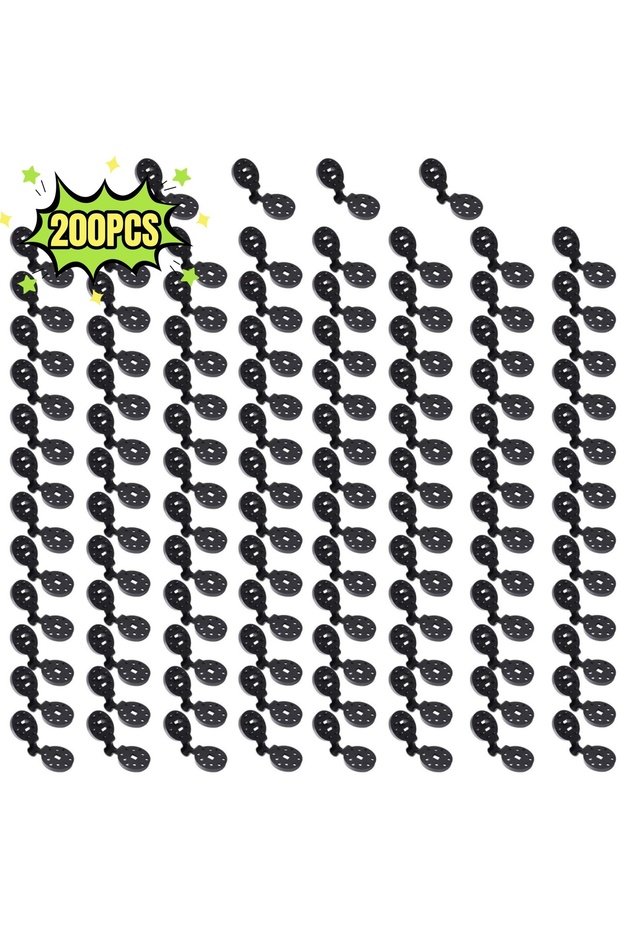 200Pcs 50-200PCs Black Shade Cloth Clips Outdoor Awning Durable Net Clip Camping Garden Tools Garden