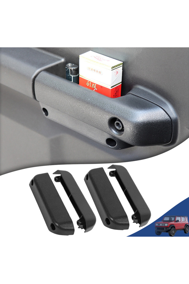 4pcs Car Door Inner Armrest Storage Box Organizer Tray Phone Holder for Suzuki Jimny 5-Door GL XL JC