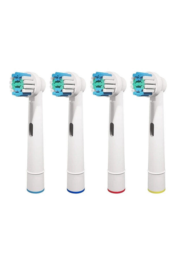4 Packs Toothbrush Head Compatible with Oral b Braun Electric Toothbrush, Precision Replacement Brus