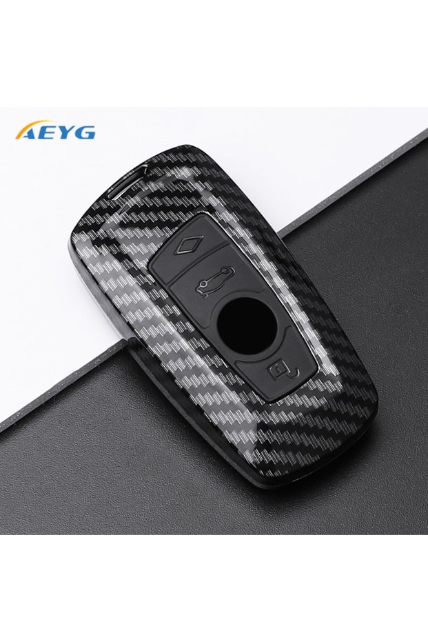 Carbon A4 ABS Carbon Fiber Car Key Case Shell Fob For BMW 1 3 5 7 Series X1 X3 X4 X5 F10-F11-F20-F25