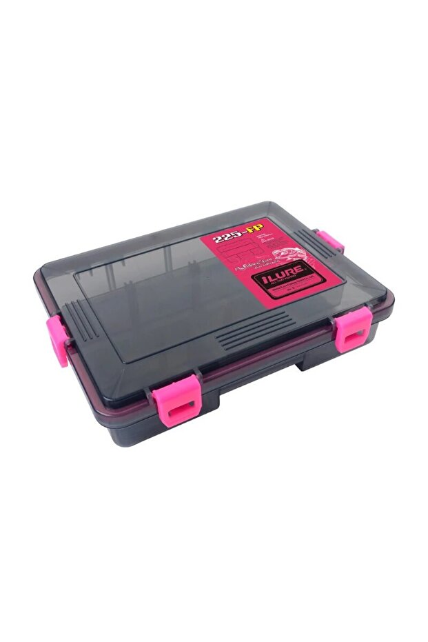 small pink Fishing Tackle Box Large Capacity Waterproof Accessories Hook Storage Lure Bait Tray Stor