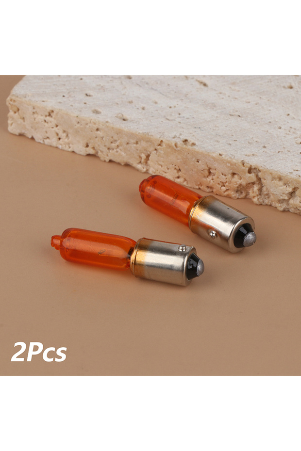 3 2Pcs Amber Light Bulbs Universal 12v 21w Auto Car Motorcycle Motorbike Scooter Mini Miniature Indi