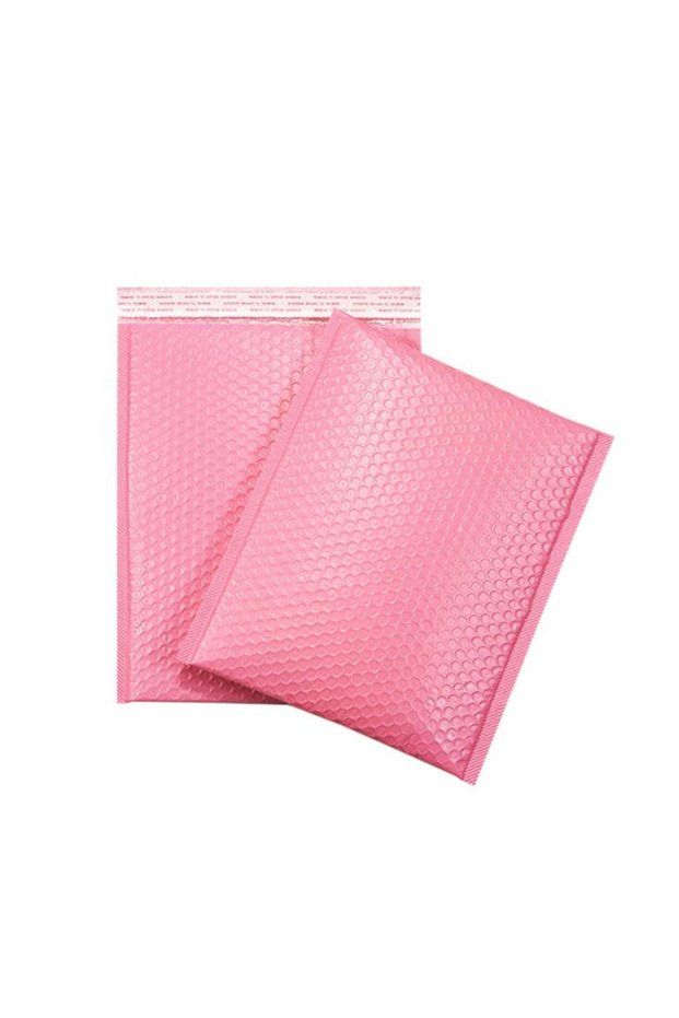 18x20cm 3 10pcs Composite Pearlescent Film Bubble Bag Pink Garment Packaging Express Bag Thickened E