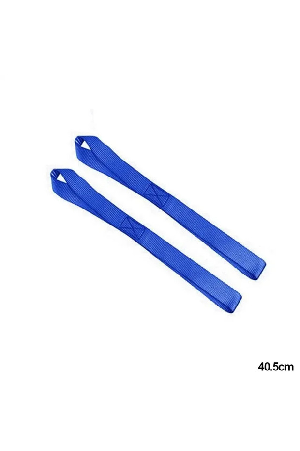 40.5 Blue 2PCS Car Motorcycle Packing Tie Downs Loop Strap Trunk Cargo Luggage Fixed Durable Mutipur