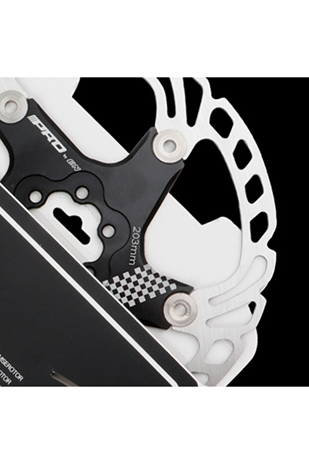 203mm Black IIIPRO Disc Brake Rotor 140mm 160mm 180mm 203mm Hydraulic Disc Brake Rotors High Strengt