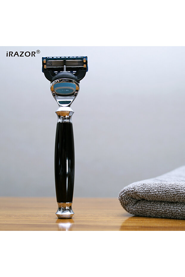 iRAZOR High Grade F5 5 Layers Fusion Razor Shaving Machine for Men Classic Face Beard Barber Hair Cu