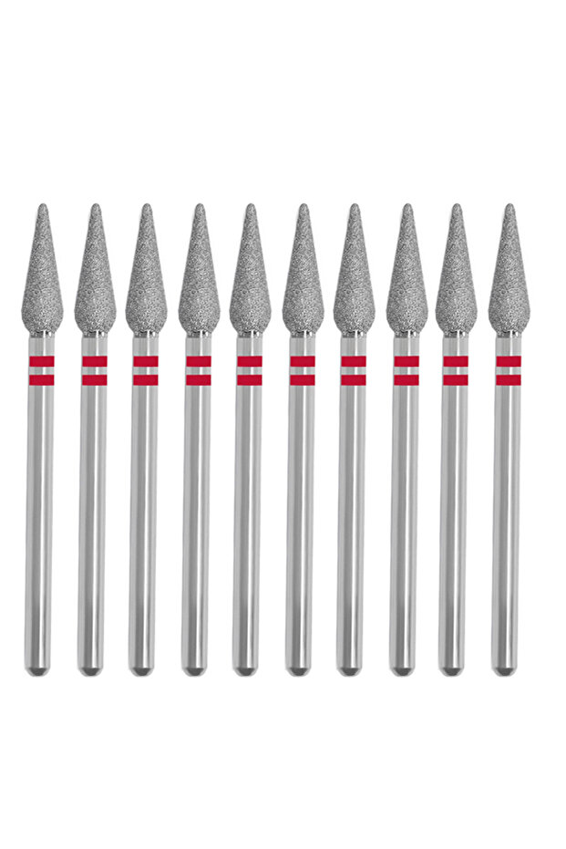 NO4 10PCS Diamond Nail Drill Bit Set Electric Milling Cutters For Manicure Rotary Burr Cuticle Clean