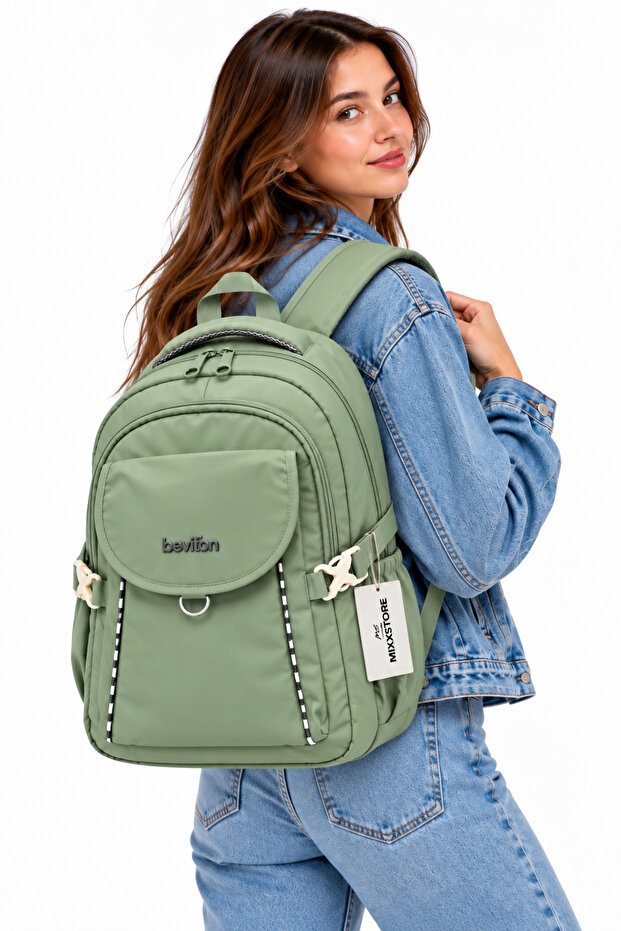 Luxury Unisex Water-Resistant Fabric Daily Travel and Backpack / 262