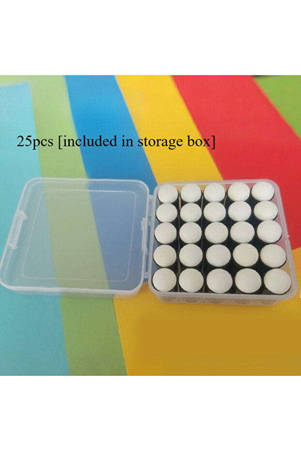 25pcs - black Painting Sponge Daubers, for Ink Blending, Professional Artistic Use, Gourd Handle,Art