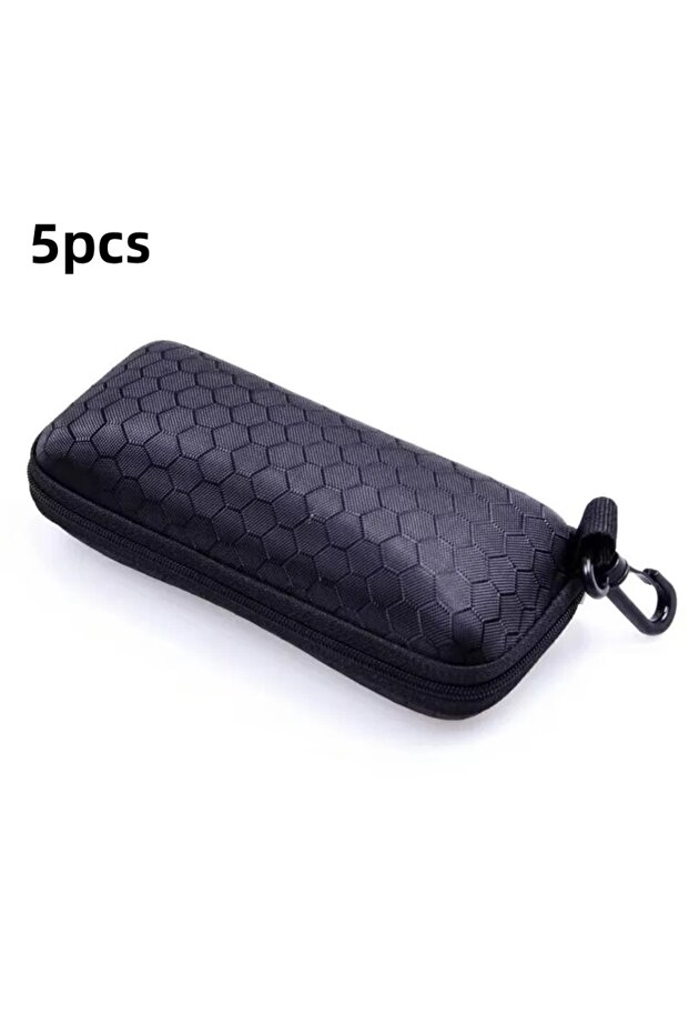 5pcs-2 5 Pack Portable Zipper Sunglasses Protector Box Eye Glasses Case Box Oxford Travel Pack Glass