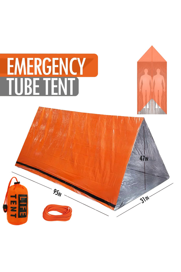 Orange Disaster-relief Supplies Camping Tents Waterproof Baraca Washroom Tent 2 People Set Tent's Gl