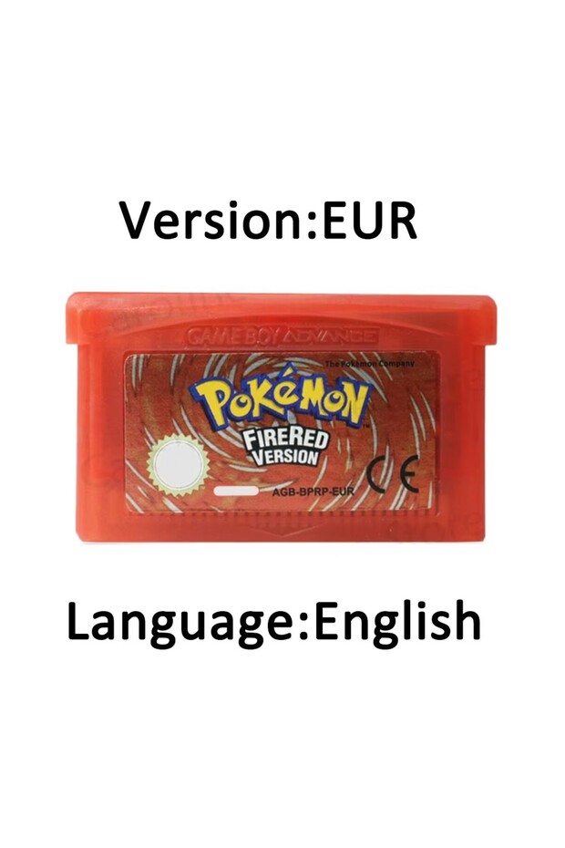EUR-FIRERED Super Fun Pok é mon 32-bit Game Card GBA Game Video Game Pok é mon Card with Host Card M