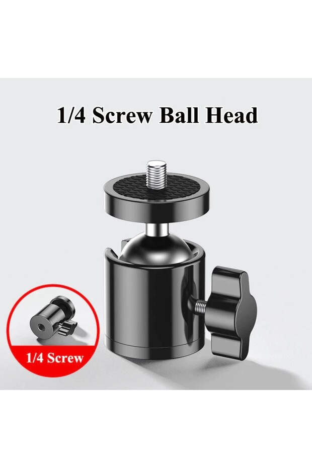 B Selens Universal Mobile Phone Clip Bracket Holder 360 Rotation 1/4 Screw Ballhead for Tripod Stan