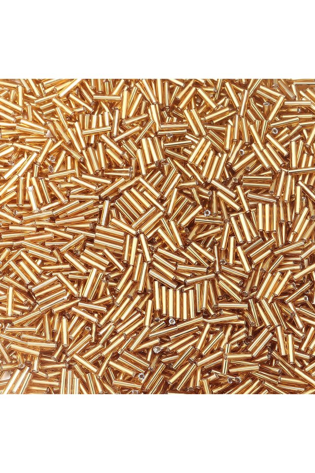 Gold 225pcs/lot Colorful Glass Seed Beads Loose Spaced Tube Shape Bead For DIY Handmade Earring Brac