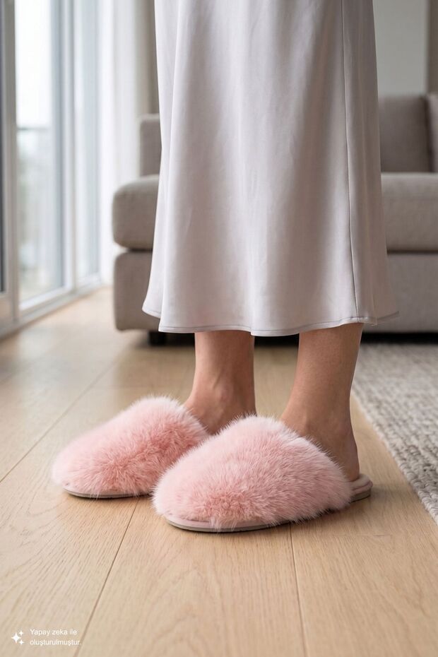 Ella Plush Women's House Slippers Pink 37/41