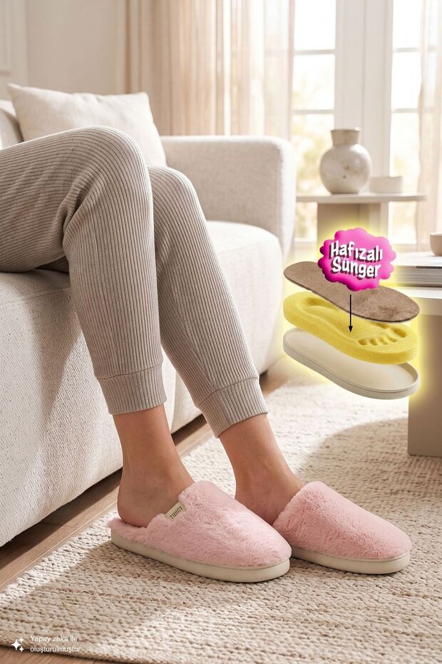 Elis Plush Women's House Slippers Pink 36/41