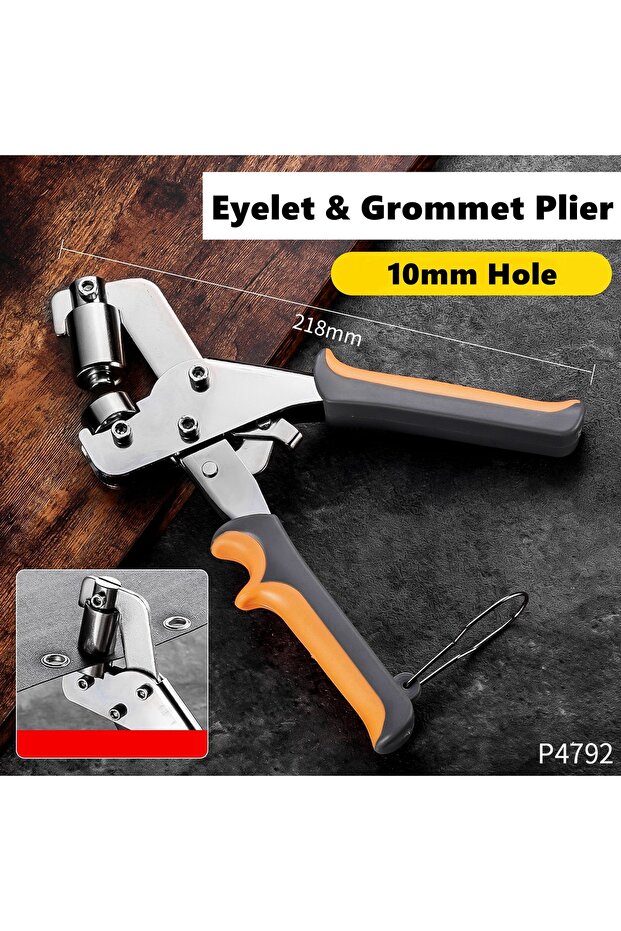 10mm Eyelet Plier 6mm 10mm Grommet Pliers Kit Tools Handheld Hand Press Metal Eyelet Hole Punch Plie