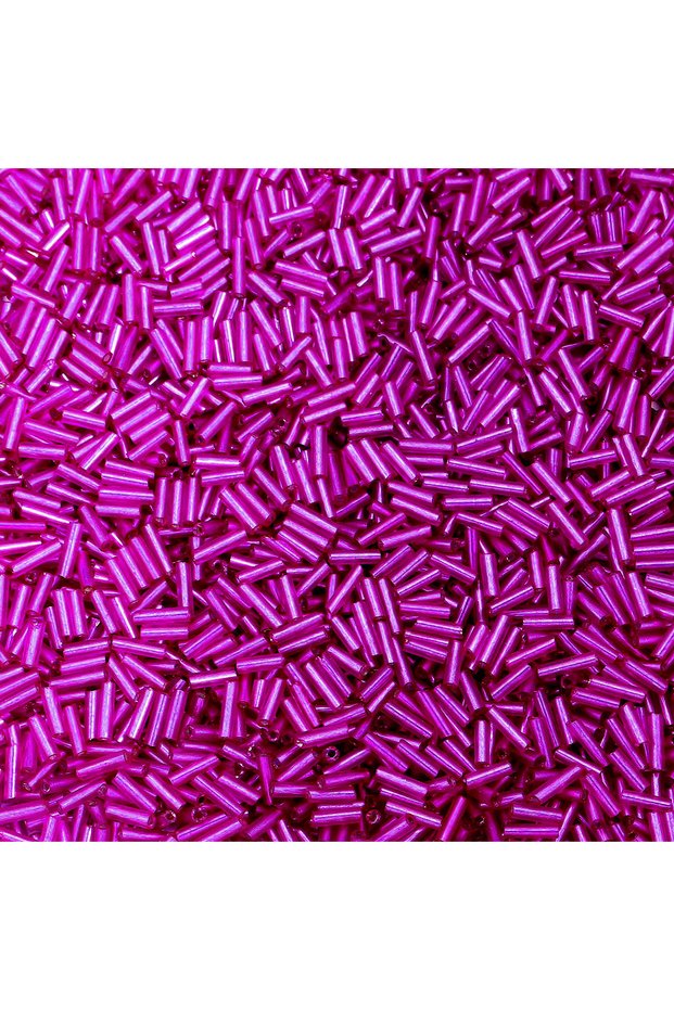 Hot Pink 225pcs/lot Colorful Glass Seed Beads Loose Spaced Tube Shape Bead For DIY Handmade Earring
