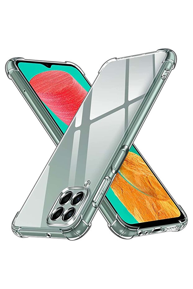 For M32 4G Clear 1.5MM Thick Air-Bag Clear Case For Samsung Galaxy M12 M22 M32 M42 M52 M51 M33 5G M5