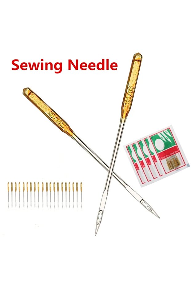 Durable 20pcs/Set Household Sewing Machine Needles for Brother Singer Janome Juki Also Fit Old Se...