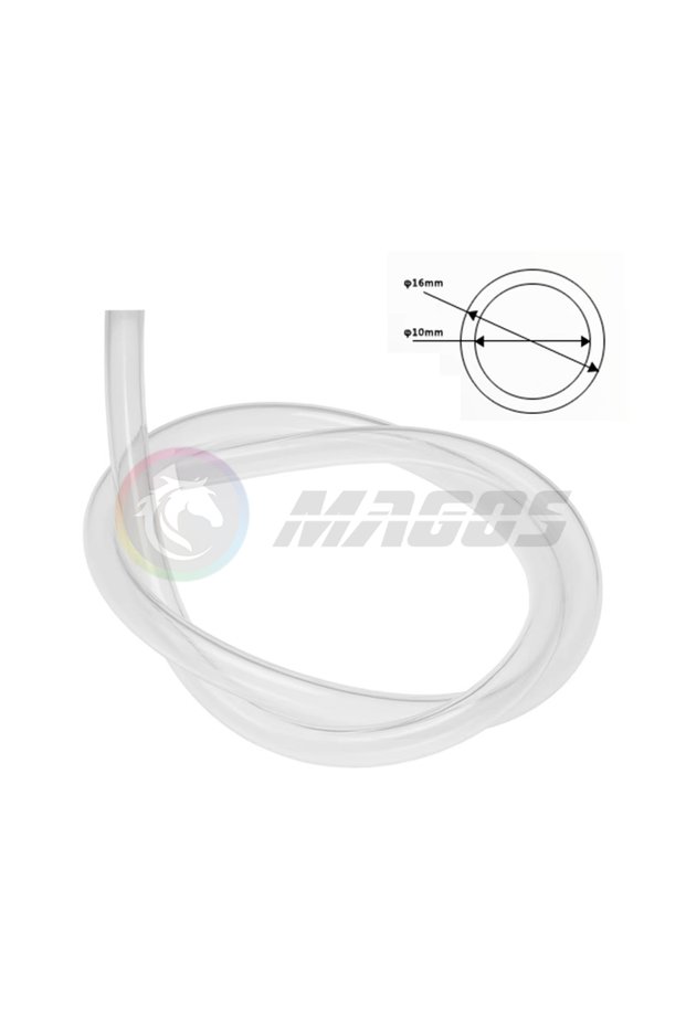 10X16mm Water Cooling Pipe Soft PVC 10X13mm 10X16mm Transparent 3/8'' Flexible Hose Tubing 1000mmX1
