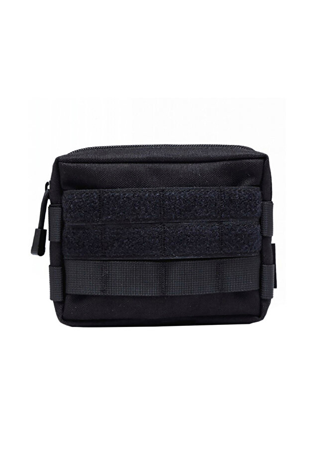 EDC Pouch A-Black EDC Molle Tactical Pouch Waist Pack Compact Utility Pouches Waist Belt Bag Medical