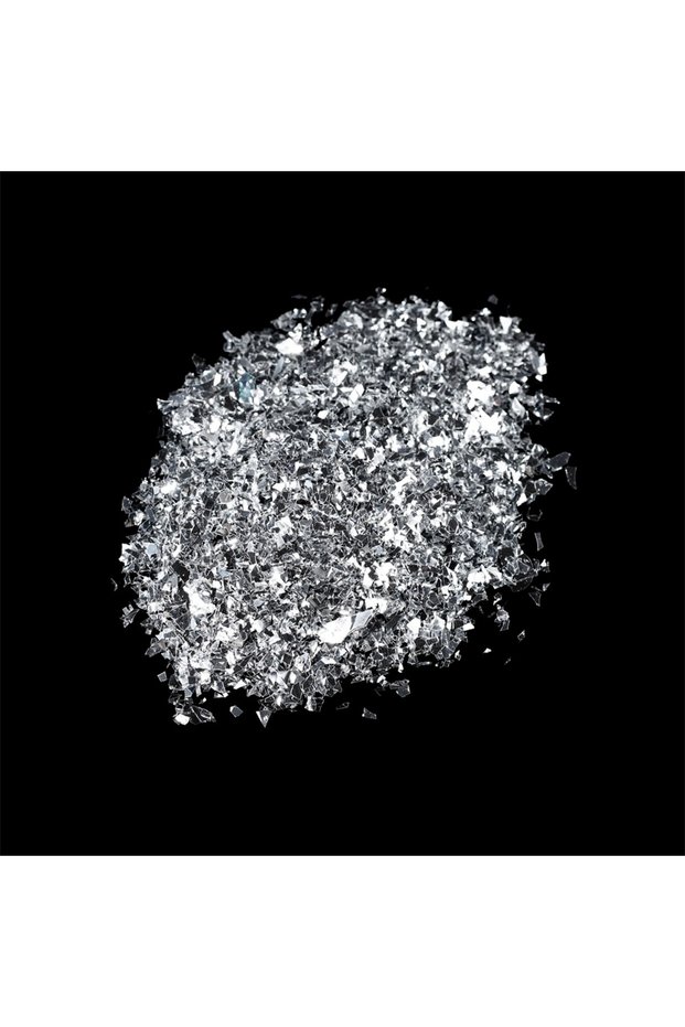 Silver 20g/bag Irregular Candy Colour Paper Scraps Epoxy Resin Fillings Sequin Silicone Paillettes F