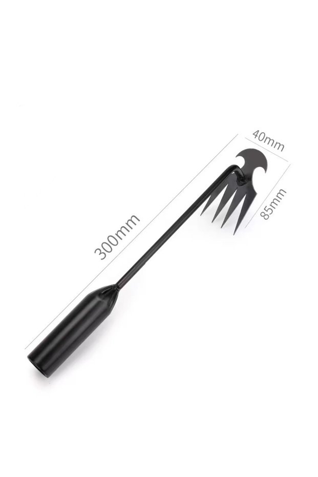 small 4 Teeths - Multifunctional Hand Weeder for Garden - Durable & Portable Garden Weeding Tool for
