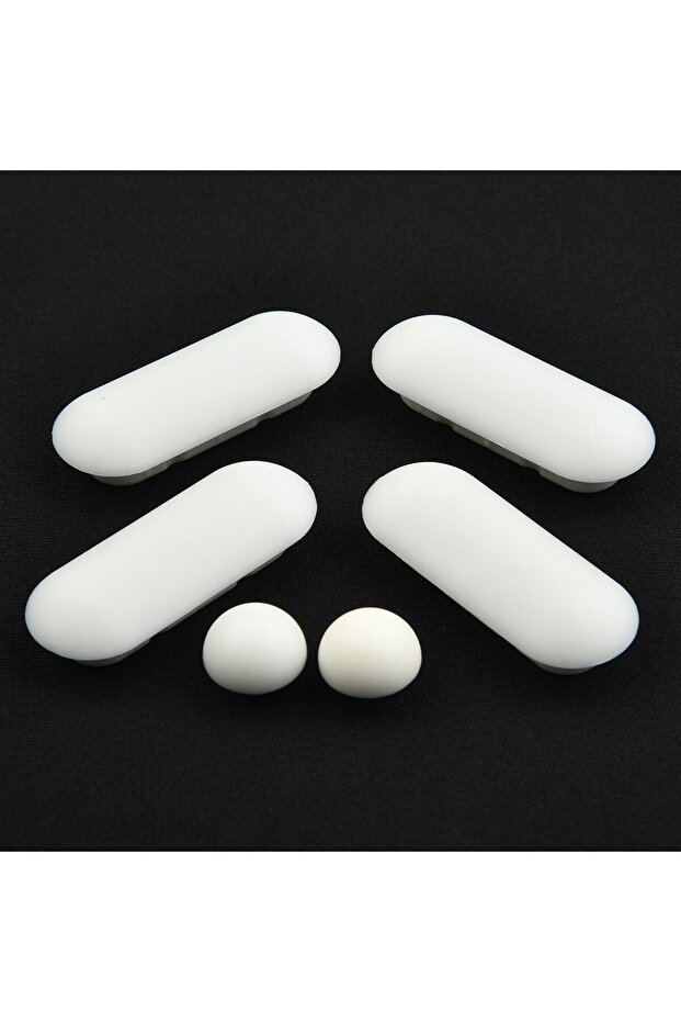 White 1 set Toilet Lid Cushion Brand New Toilet Seat Cushion Rubber Pad Buffers Pack White Stop Bump