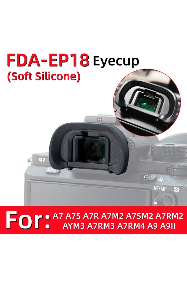 1pcs FDA-EP18 eyecup Soft Rubber FDA-EP18 Eyecup Viewfinder EP18 Cap for Sony A7 A7S A7R A7M2 A7SM2