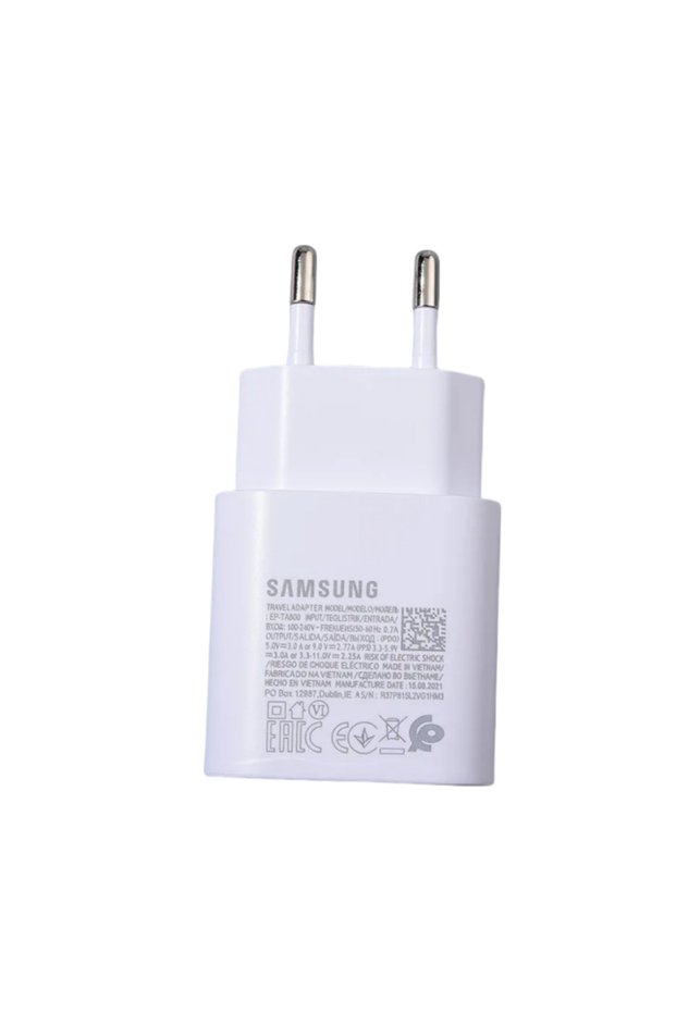 samsung EU White Charger Original Samsung 25w Charger Type C Super Fast Charge Adapter For Galaxy A1