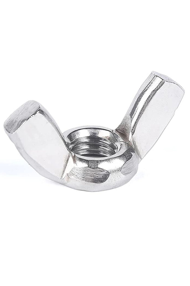 20Pcs 20 Pack 1/4" Wing Nuts Zinc Plated Fasteners Parts 1/4-20 Inches Butterfly Nut